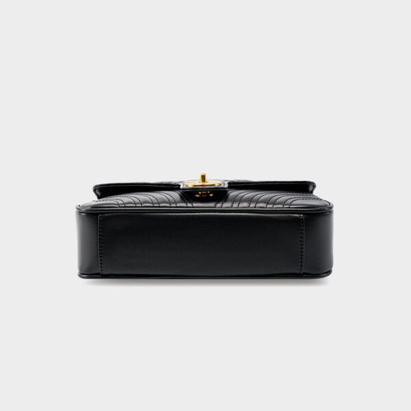 Womens Top Grain Genuine Leather Crossbody Bag - Image 5