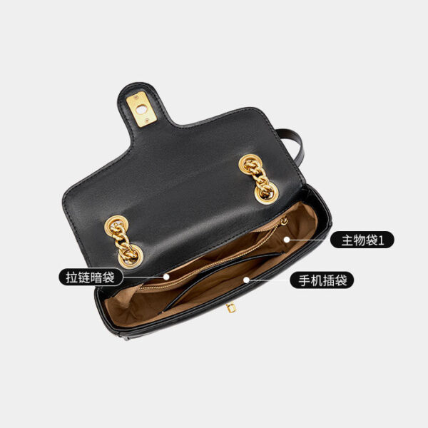 Womens Top Grain Genuine Leather Crossbody Bag - Image 7