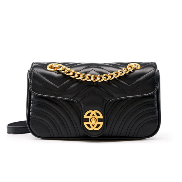 Womens Top Grain Genuine Leather Crossbody Bag