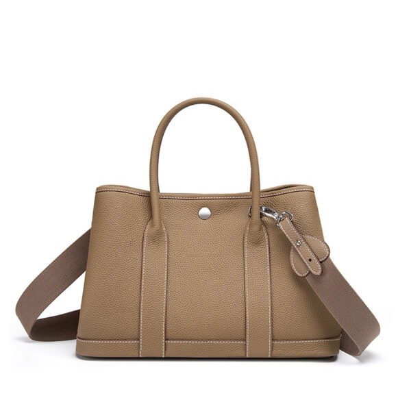 Womens Top Grain Genuine Leather Tote Bag