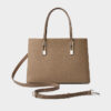 Womens Top Grain Genuine Leather Satchel Bag - Image 2