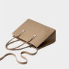 Womens Top Grain Genuine Leather Satchel Bag - Image 4