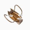 Womens Top Grain Genuine Leather Satchel Bag - Image 6