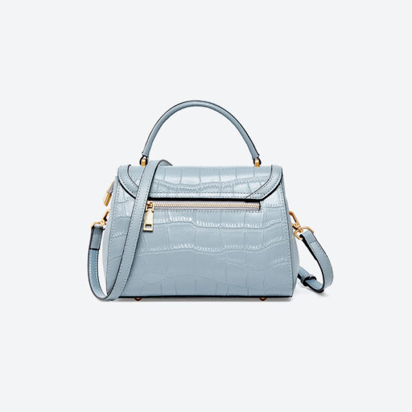 Womens Top Grain Genuine Leather Crossbody Bag - Image 3
