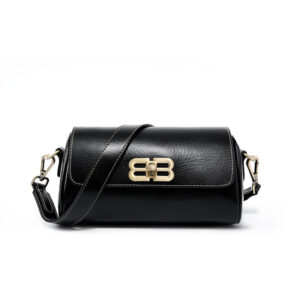 Womens Top Grain Genuine Leather Crossbody Bag