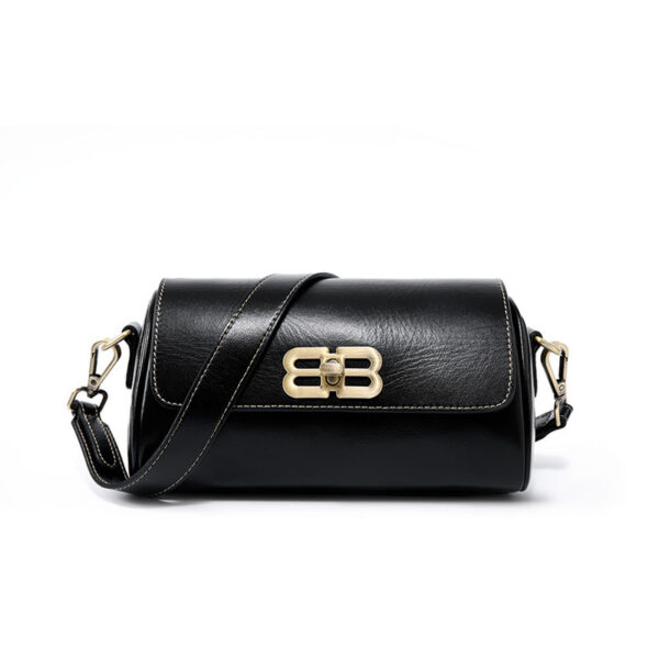 Womens Top Grain Genuine Leather Crossbody Bag