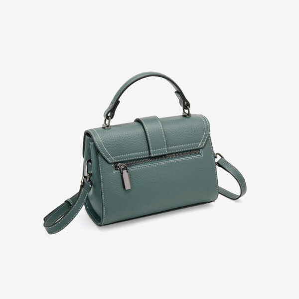 Womens Top Grain Genuine Leather Crossbody Bag - Image 3