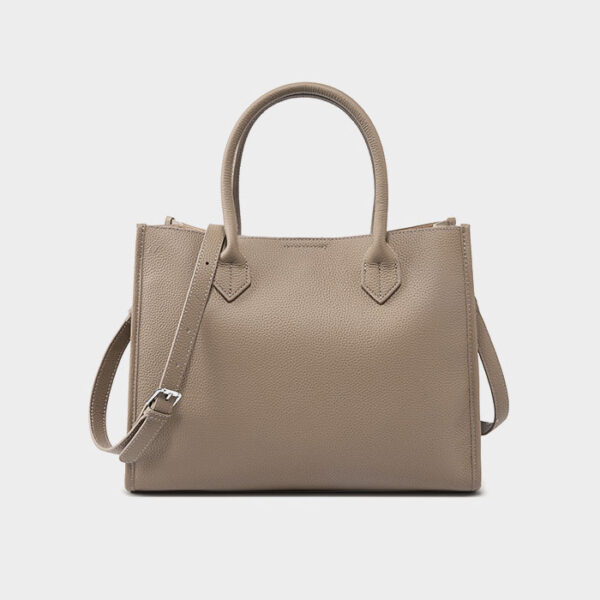 Womens Top Grain Genuine Leather Satchel Bag - Image 3