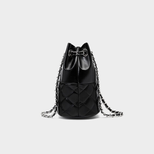 Womens Top Grain Genuine Leather Shoulder Bag - Image 3