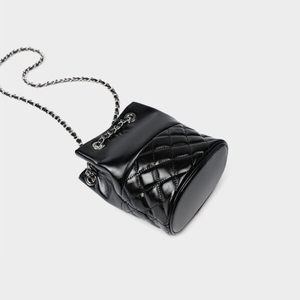 Womens Top Grain Genuine Leather Shoulder Bag - Image 4