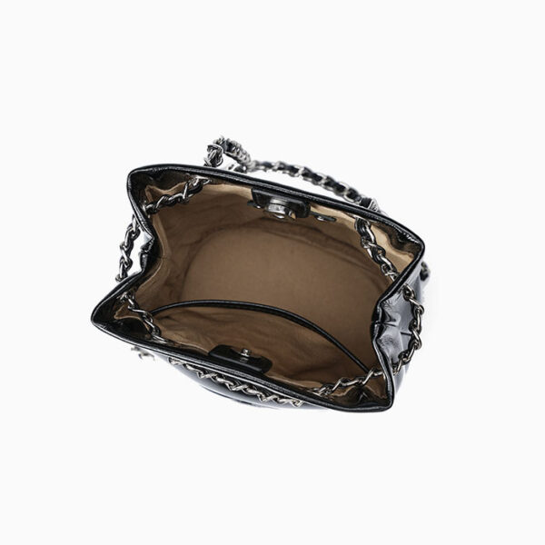 Womens Top Grain Genuine Leather Shoulder Bag - Image 5