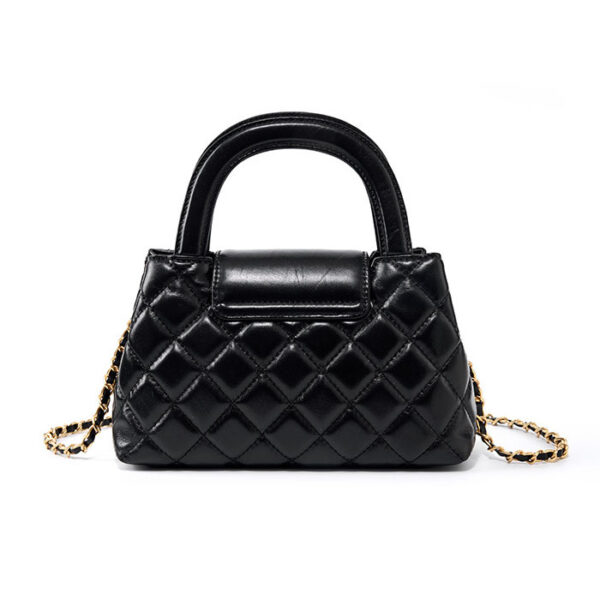 Womens Top Grain Genuine Leather Crossbody Bag - Image 3