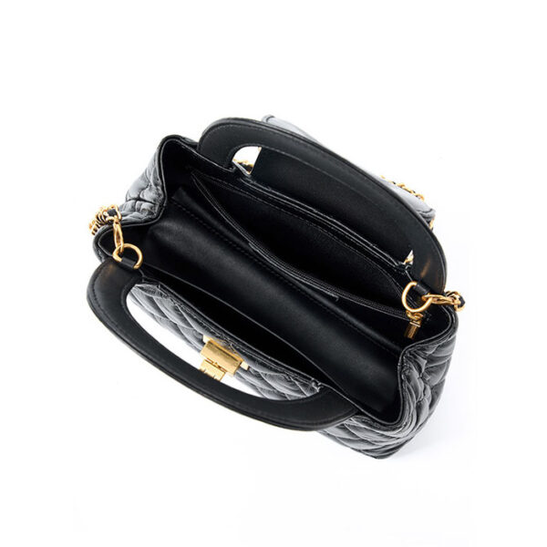 Womens Top Grain Genuine Leather Crossbody Bag - Image 5