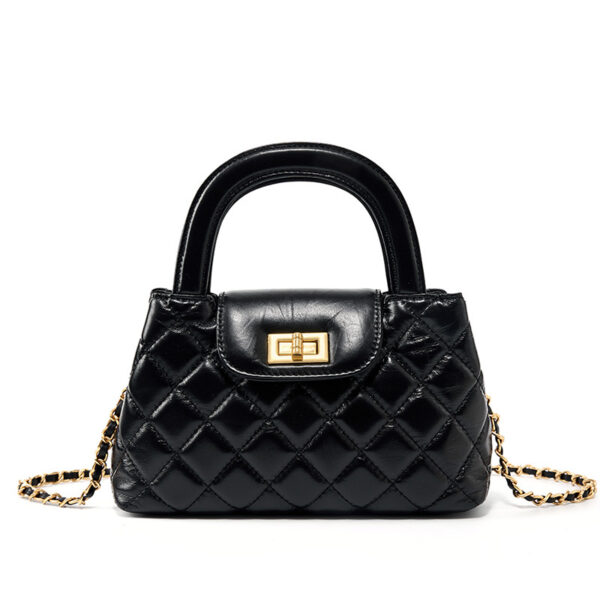 Womens Top Grain Genuine Leather Crossbody Bag