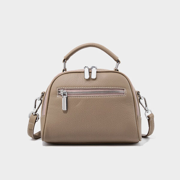 Womens Top Grain Genuine Leather Crossbody Bag - Image 3