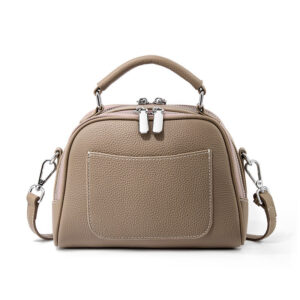 Womens Top Grain Genuine Leather Crossbody Bag