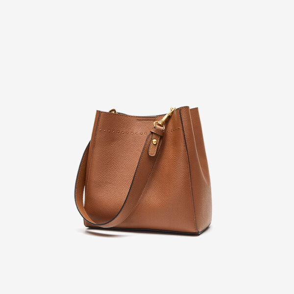 Womens Top Grain Genuine Leather Shoulder Bag - Image 2