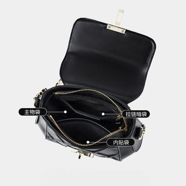 Womens Genuine Leather Crossbody Bag - Image 6