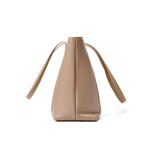Womens Top Grain Genuine Leather Tote Bag - Image 3