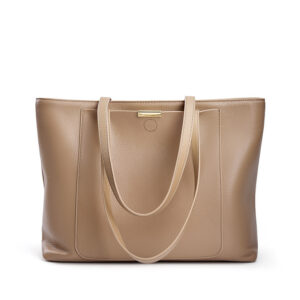 Womens Top Grain Genuine Leather Tote Bag