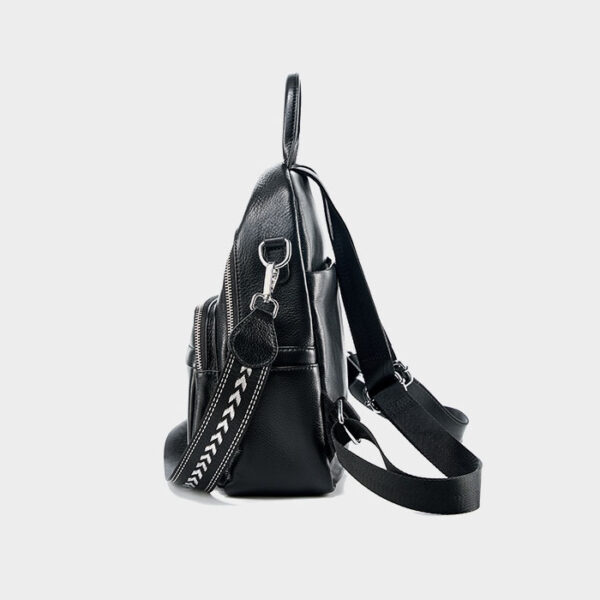 Top Grain Genuine Leather Backpack - Image 3