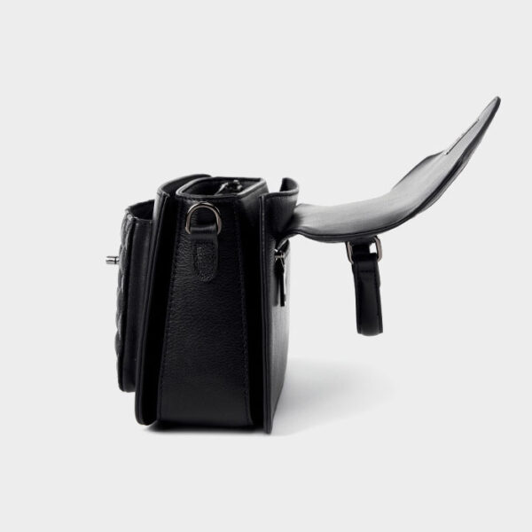 Womens Top Grain Genuine Leather Crossbody Bag - Image 4