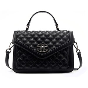 Womens Top Grain Genuine Leather Crossbody Bag