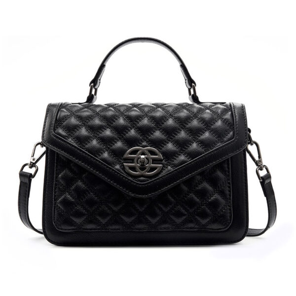 Womens Top Grain Genuine Leather Crossbody Bag