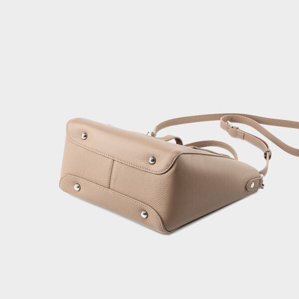 Womens Top Grain Genuine Leather Tote Bag - Image 3