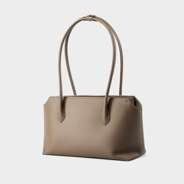 Womens Top Grain Genuine Leather Tote Bag - Image 2