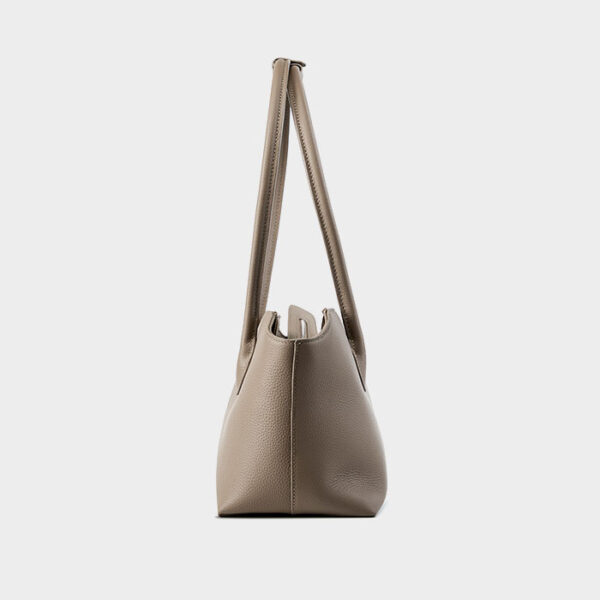 Womens Top Grain Genuine Leather Tote Bag - Image 3