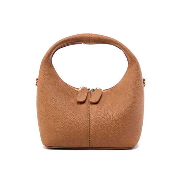 Womens Top Grain Genuine Leather Hobo Bag