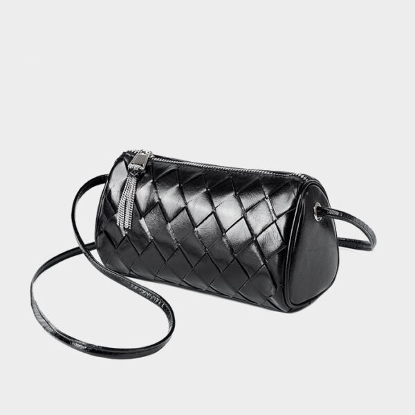 Womens Top Grain Genuine Leather Crossbody Bag - Image 2