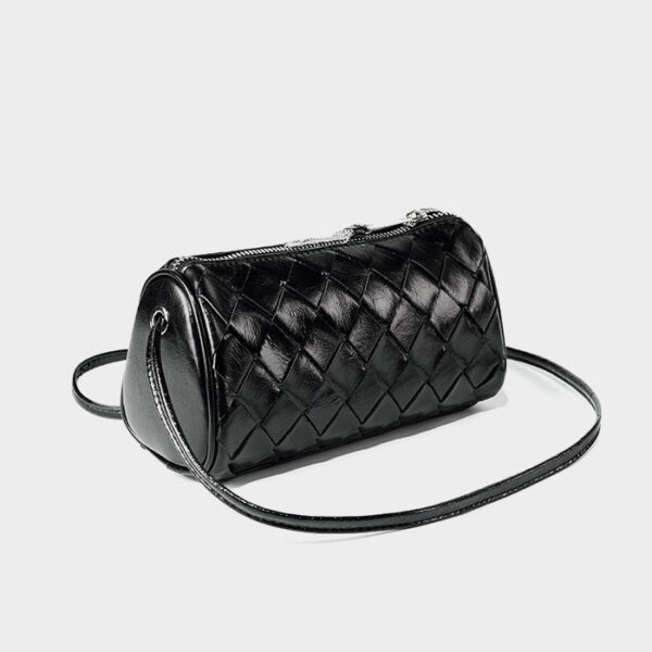 Womens Top Grain Genuine Leather Crossbody Bag - Image 3