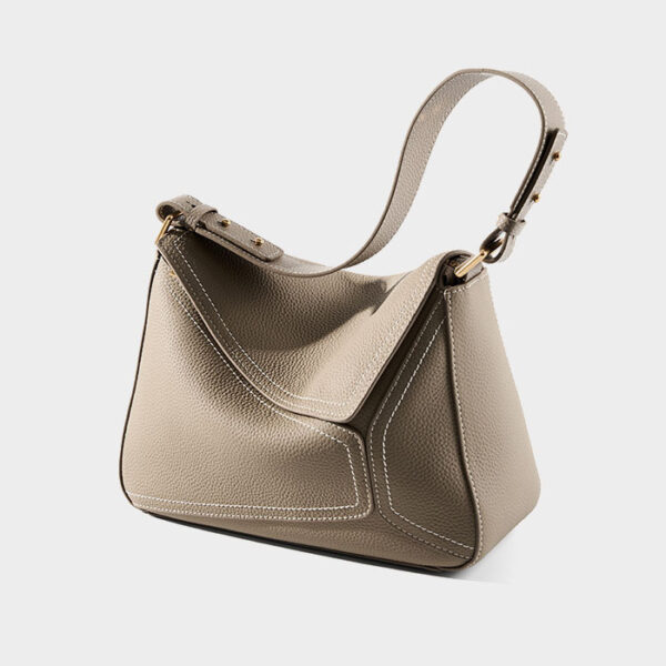 Womens Top Grain Genuine Leather Shoulder Bag - Image 2