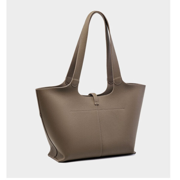 Womens Top Grain Genuine Leather Tote Bag - Image 3