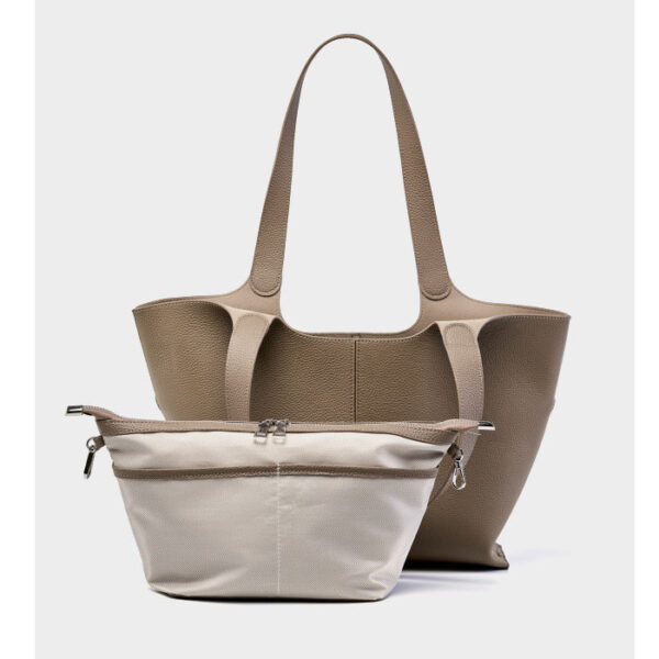 Womens Top Grain Genuine Leather Tote Bag - Image 4