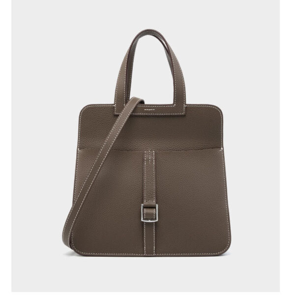 Womens Top Grain Genuine Leather Crossbody Bag - Image 3