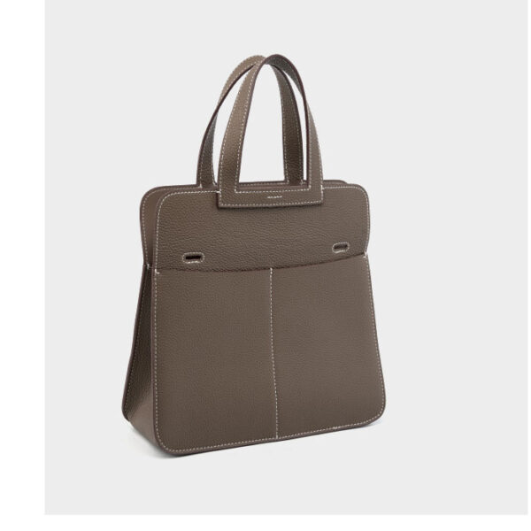 Womens Top Grain Genuine Leather Crossbody Bag - Image 4