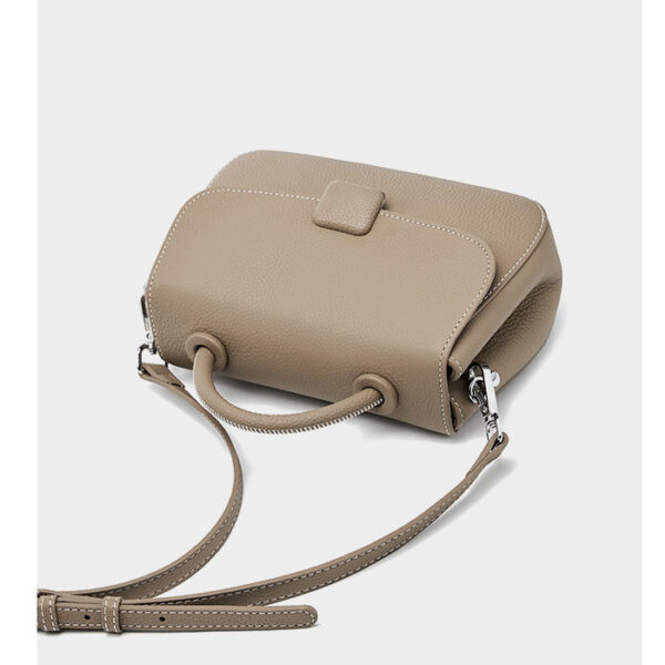 Womens Top Grain Genuine Leather Crossbody Bag - Image 2
