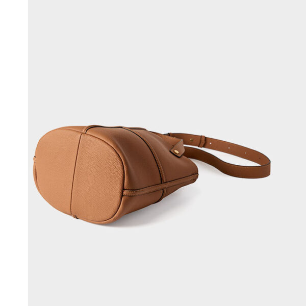 Womens Top Grain Genuine Leather Tote Bag - Image 4