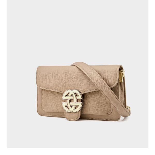 Womens Top Grain Genuine Leather Crossbody Bag - Image 2